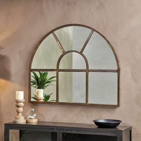 Imoma Brass Overmantel Mirror from Accessories for the Home