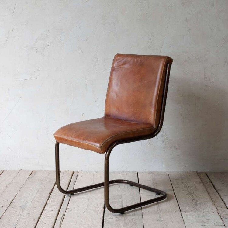 Narwana Leather Dining Chair from Accessories for the Home