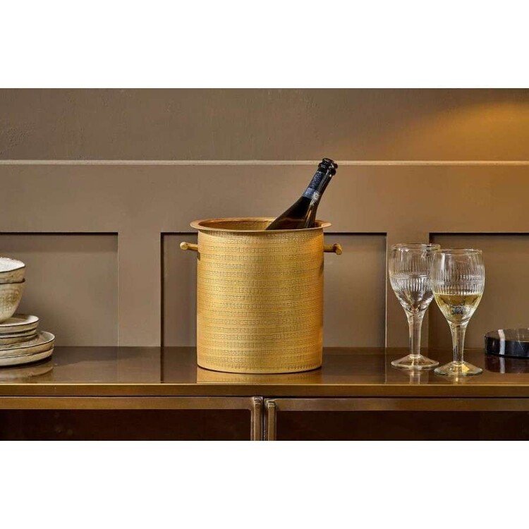 Nalgora Antique Brass Wine Cooler from Accessories for the Home