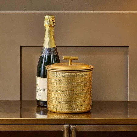 Nalgora Antique Brass Ice Bucket from Accessories for the Home