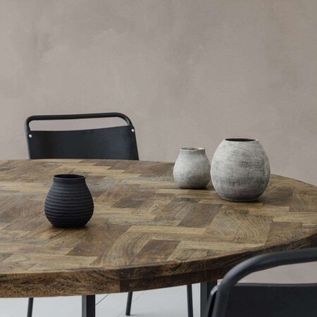 Kant Round Mango Wood Dining Table from Accessories for the Home 2