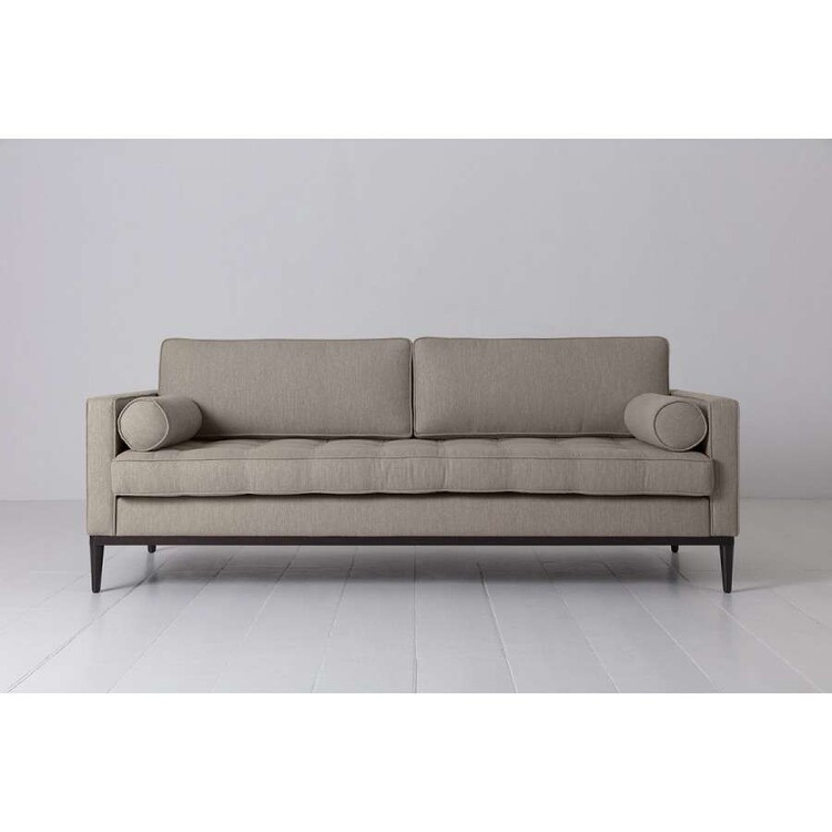 Swyft Model 02 Three Seater Sofa in Linen from Accessories for the Home