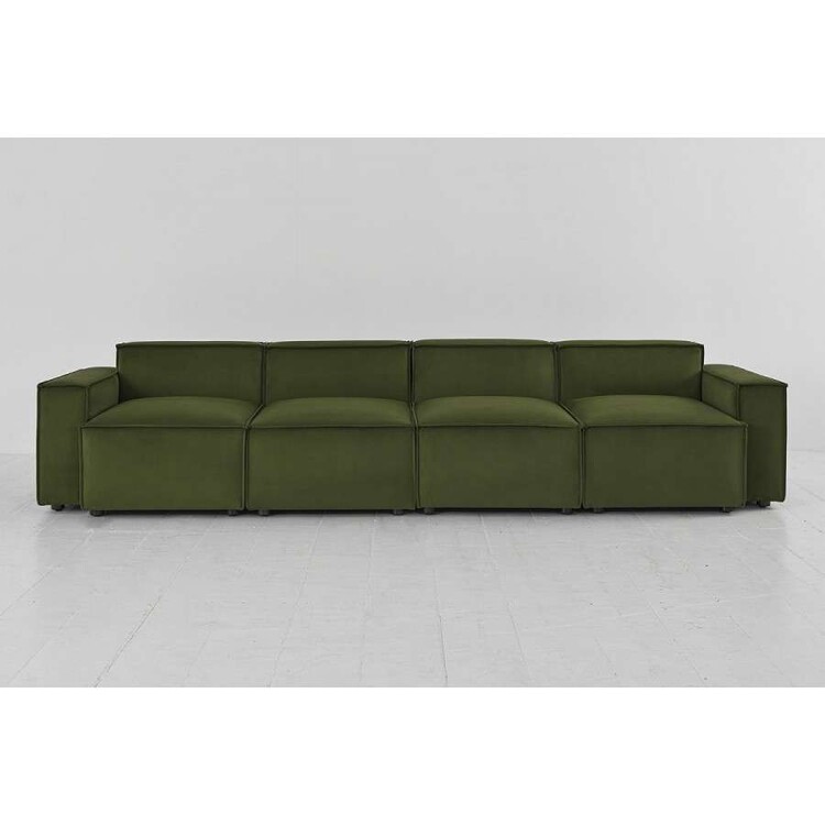 Swyft Model 03 Four Seater Sofa in Velvet from Accessories for the Home