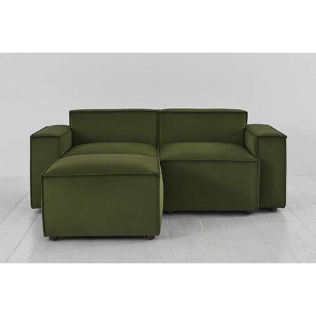 Swyft Model 03 Two Seater Left Chaise in Velvet from Accessories for the Home 2