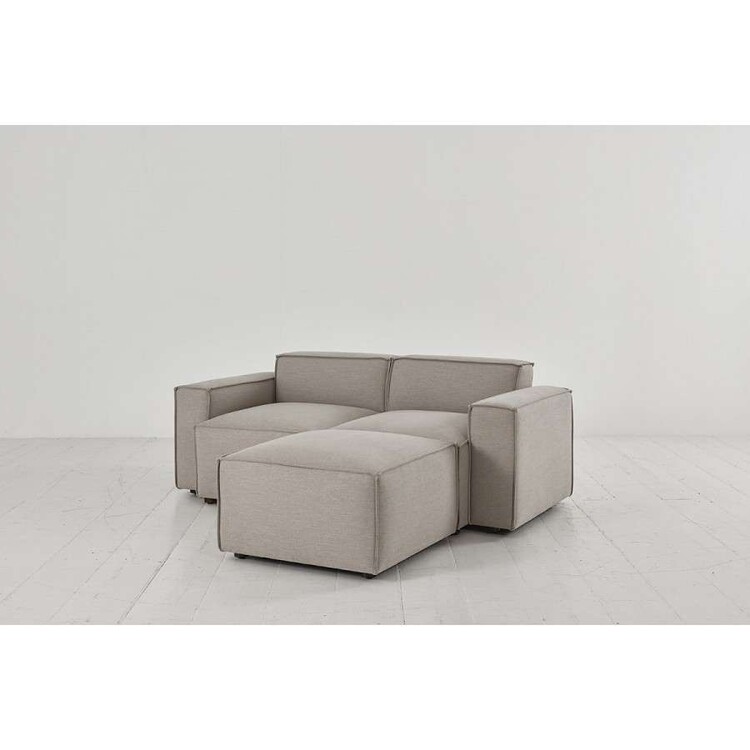 Swyft Model 03 Two Seater Right Chaise in Linen from Accessories for the Home