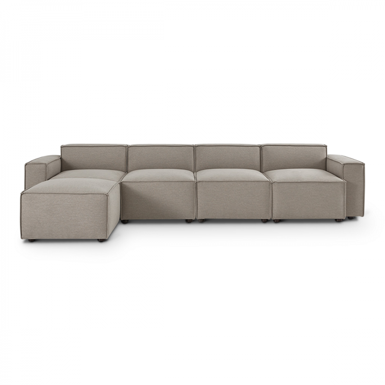 Swyft Model 03 Four Seater Left Chaise in Linen from Accessories for the Home
