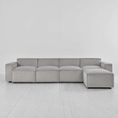 Swyft Model 03 Four Seater Right Chaise in Velvet from Accessories for the Home