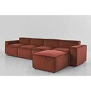 Swyft Model 03 Four Seater Right Chaise in Velvet from Accessories for the Home