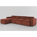 Swyft Model 03 Four Seater Left Chaise in Velvet from Accessories for the Home