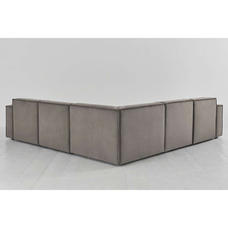 Swyft Model 03 Corner Sofa with Ottoman in Velvet from Accessories for the Home