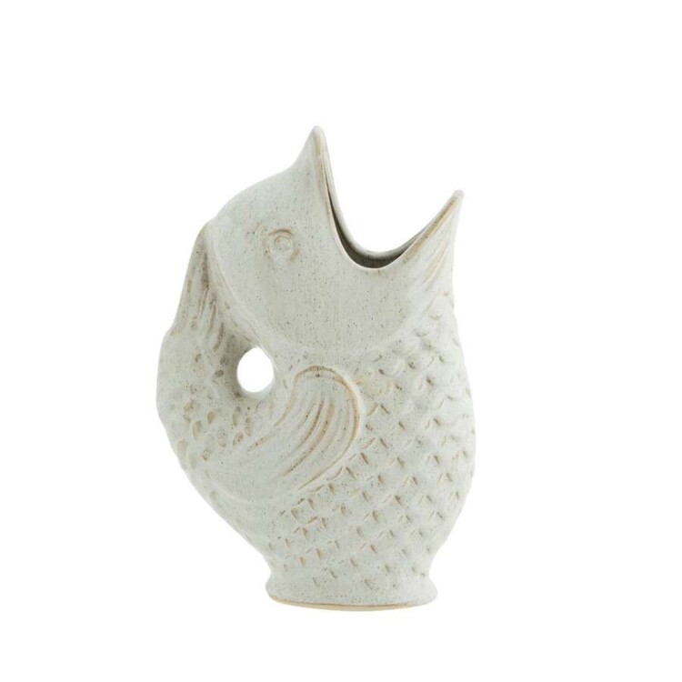 Madam Stoltz Ceramic Fish Vase from Accessories for the Home