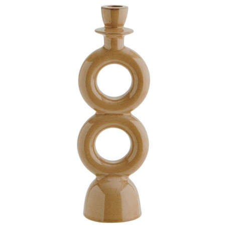 Madam Stoltz Stoneware Retro Candlestick from Accessories for the Home