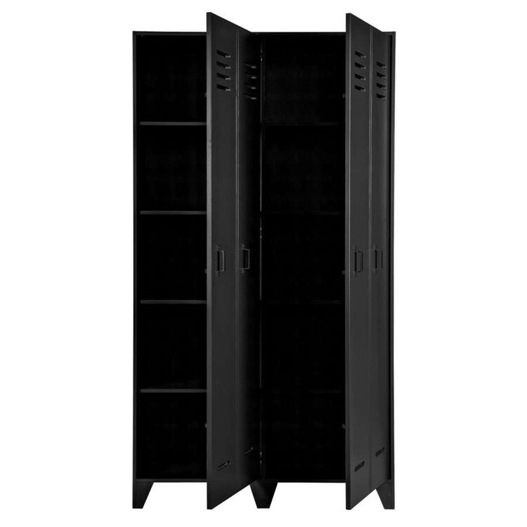 Woood Stijn Black Locker Cabinet from Accessories for the Home