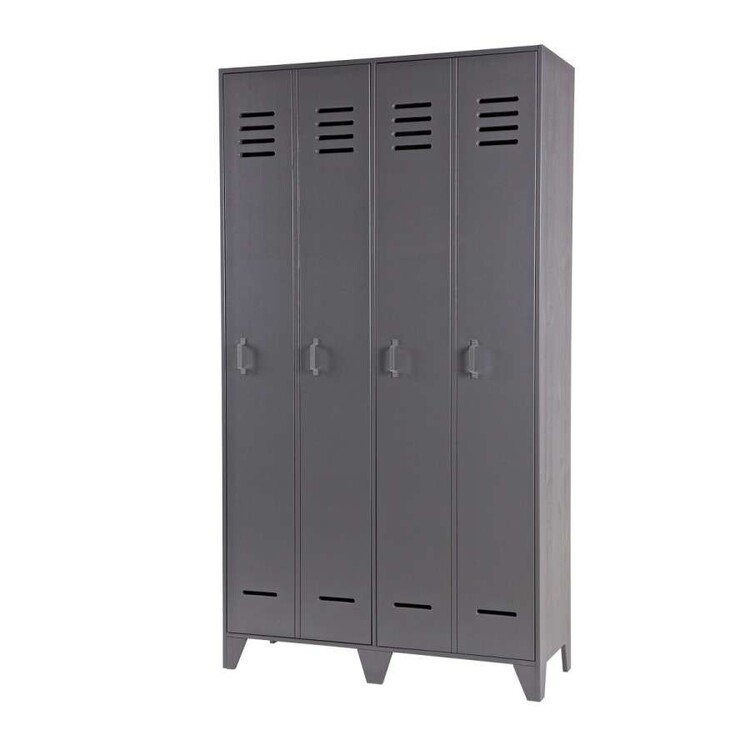 Woood Stijn Grey Locker Cabinet from Accessories for the Home