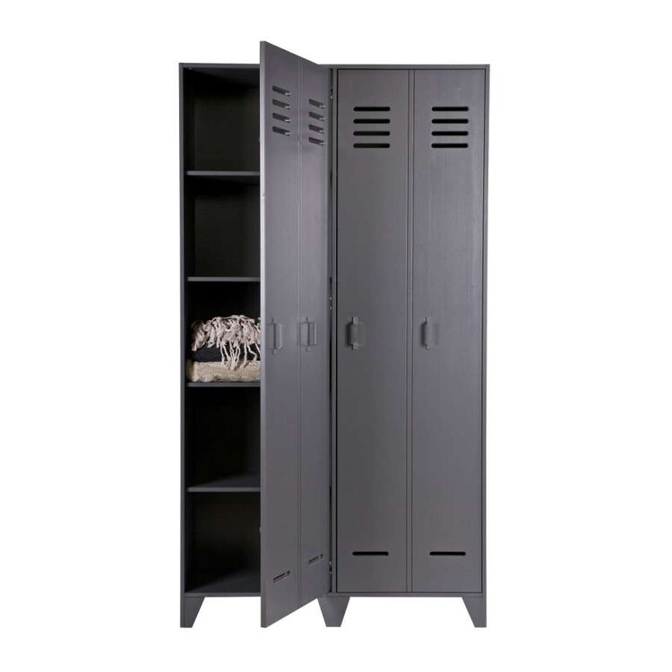 Woood Stijn Grey Locker Cabinet from Accessories for the Home
