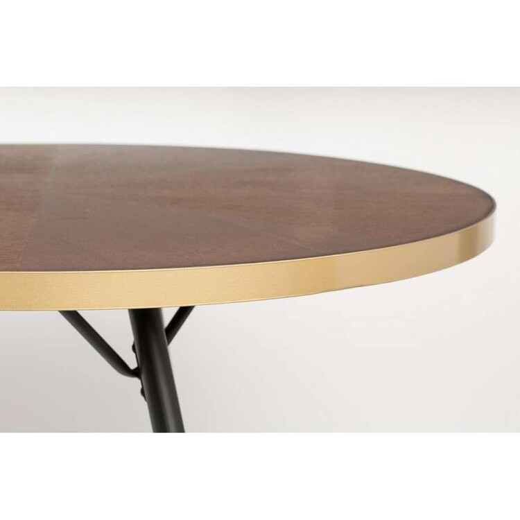 Denise Oval Walnut Dining Table from Accessories for the Home