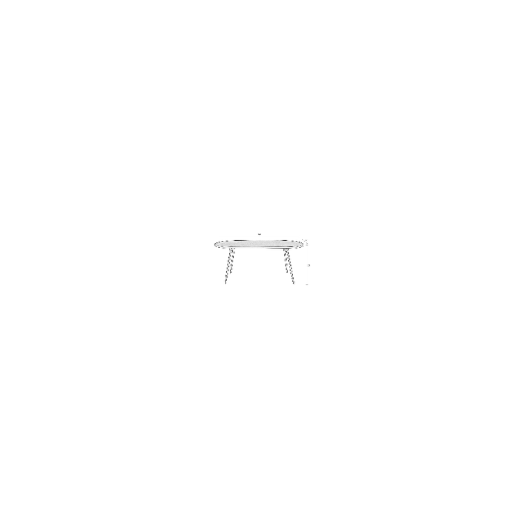 Denise Oval Walnut Dining Table from Accessories for the Home