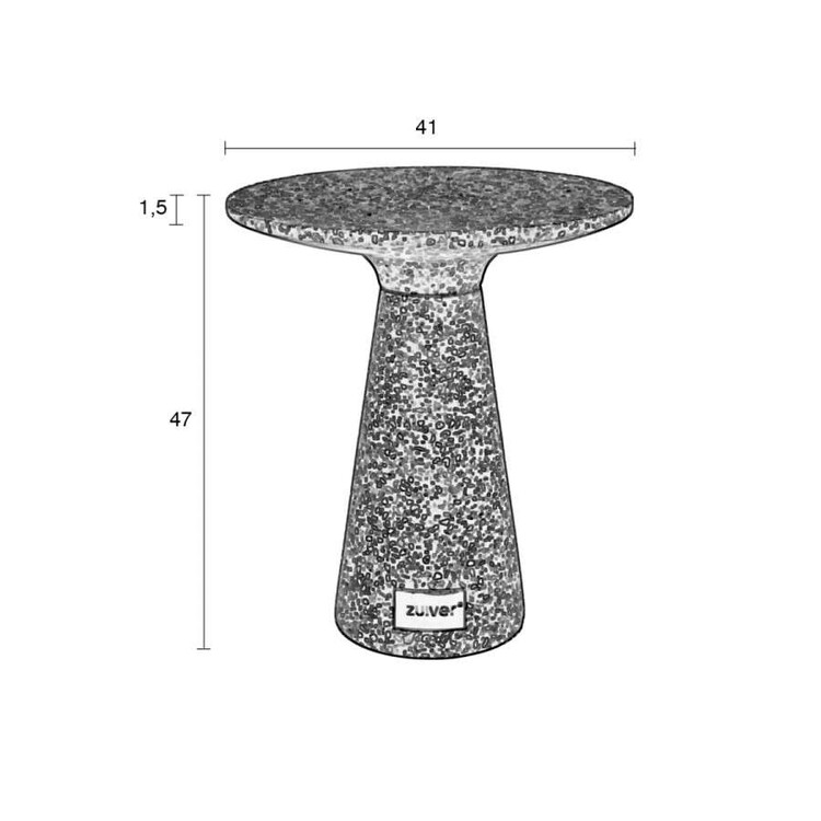 Victoria Terrazzo Side Table from Accessories for the Home