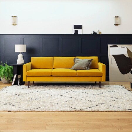 Swyft Model 01 Three Seater Sofa in Velvet from Accessories for the Home
