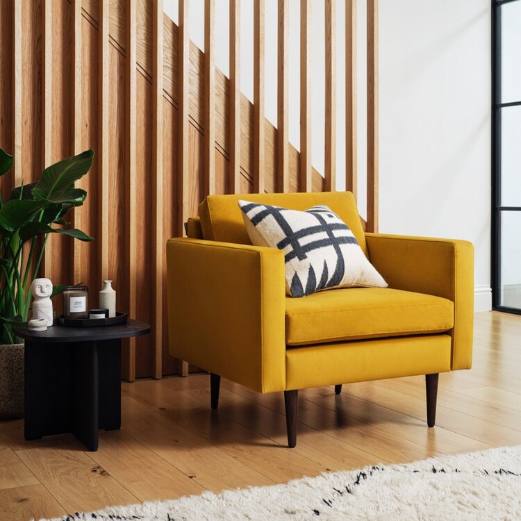 Swyft Model 01 Armchair in Velvet from Accessories for the Home