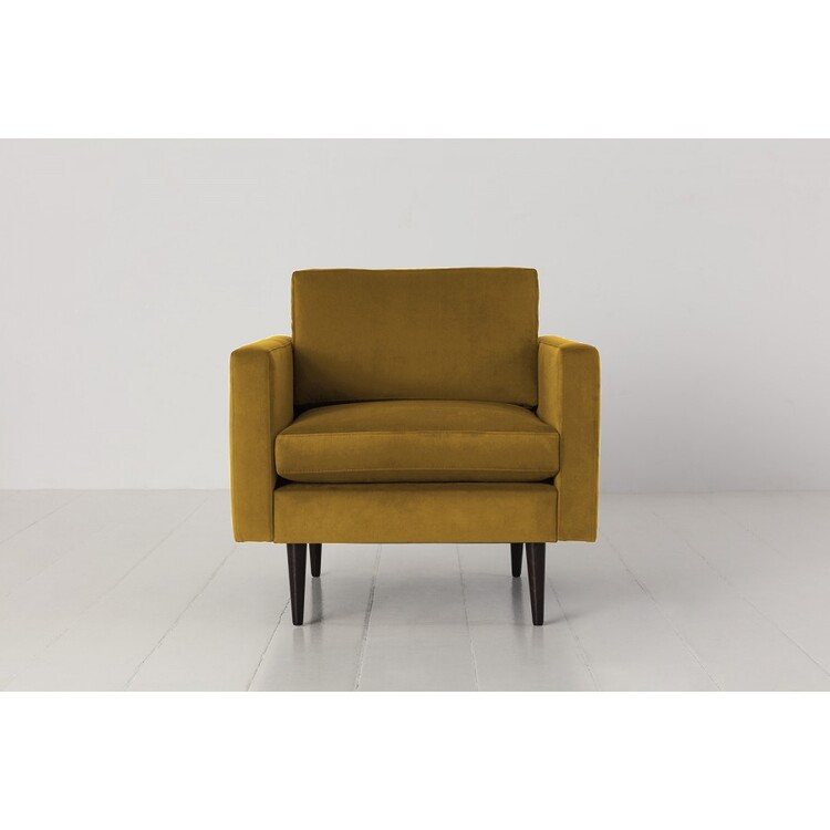 Swyft Model 01 Armchair in Velvet from Accessories for the Home