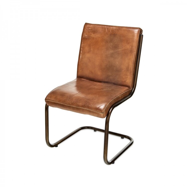 Narwana Leather Dining Chair from Accessories for the Home