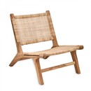 Madrisana Acacia and Rattan Woven Chair from Accessories for the Home