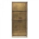 Riley Large Brass and Glass Wall Cabinet from Accessories for the Home