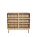 Hubsch Shoji Wide Oak Display Cabinet from Accessories for the Home