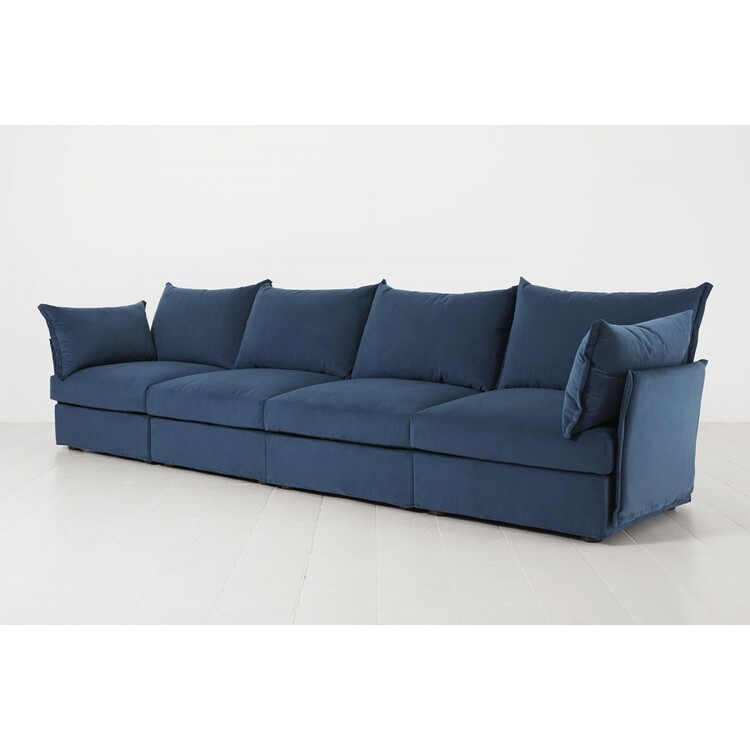 Swyft Model 06 Four Seater Sofa in Velvet from Accessories for the Home