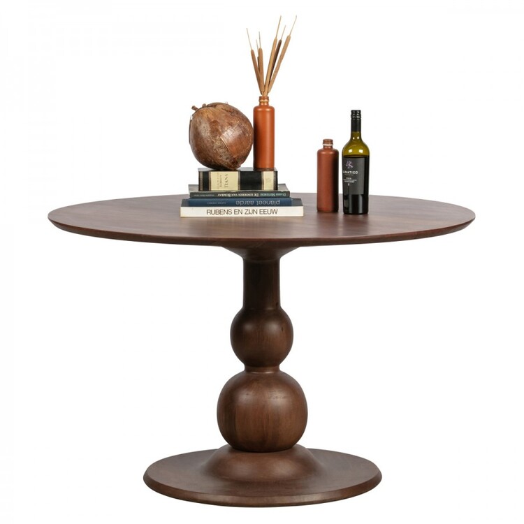 Blanco Walnut Circular Dining Table from Accessories for the Home