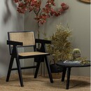 Gunn Rattan & Pine Dining Chair - Black from Accessories for the Home
