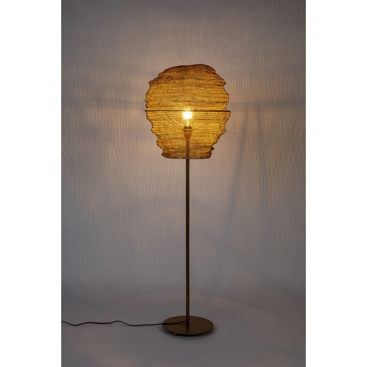 Lena Mesh Floor Lamp- Brass or Black from Accessories for the Home