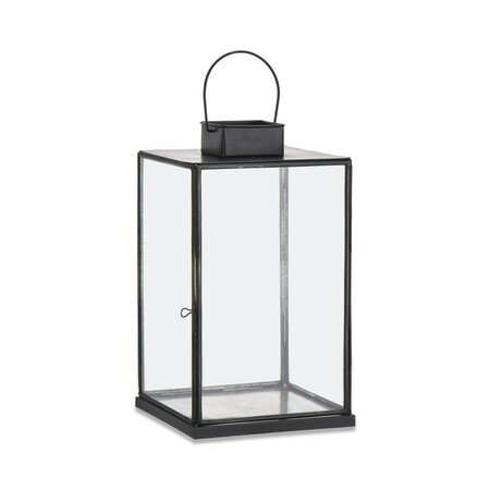 Sia Antique Black Iron & Glass Lantern from Accessories for the Home 2