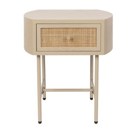 Amaya Rattan & Iron Side Table from Accessories for the Home 2