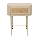 Amaya Rattan & Iron Side Table from Accessories for the Home