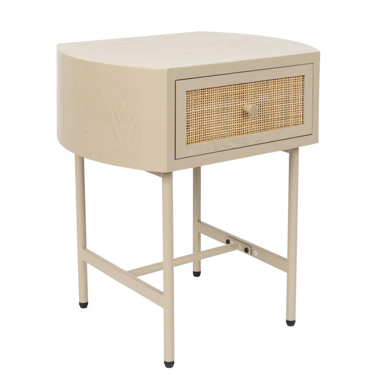 Amaya Rattan & Iron Side Table from Accessories for the Home