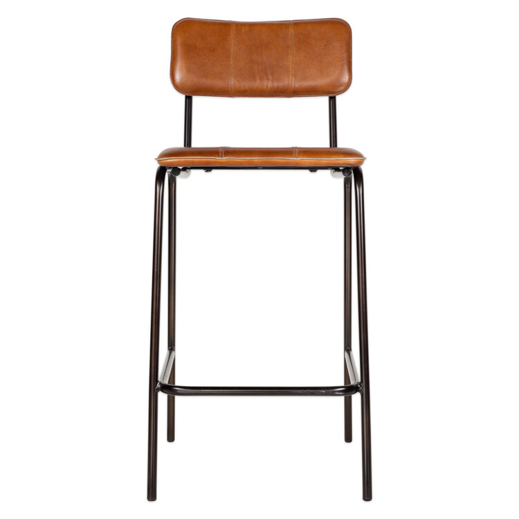 Ukari Leather Counter Chair from Accessories for the Home
