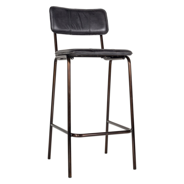 Ukari Leather Counter Chair from Accessories for the Home