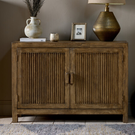 Yasha Reeded Mango Wood Sideboard from Accessories for the Home