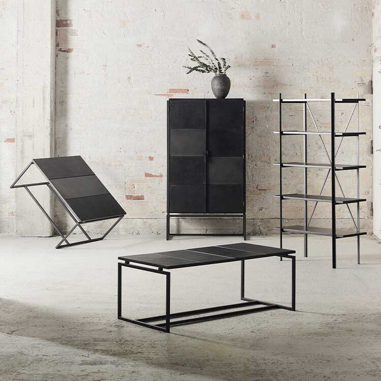 Muubs Austin Black Leather Cabinet from Accessories for the Home