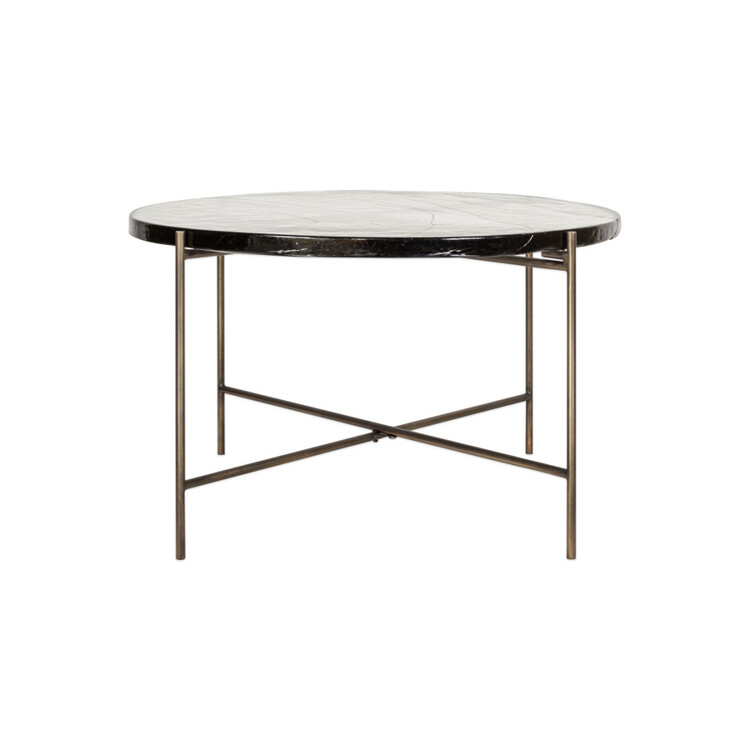 Aluva Circular Glass Coffee Table from Accessories for the Home