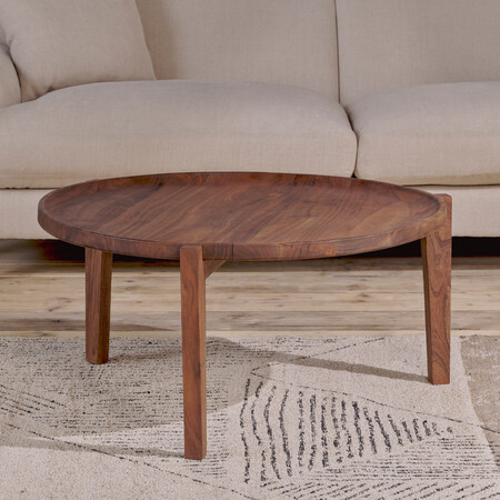 Umar Dark Brown Acacia Wood Coffee Table from Accessories for the Home 2
