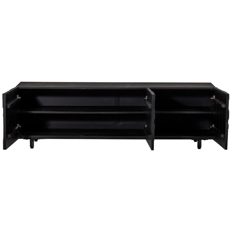 Counter Solid Mango Wood Media Cabinet from Accessories for the Home