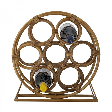 Carlos Natural Rattan Wine Rack from Accessories for the Home