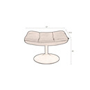Dutchbone Bar Vintage Brown Foot Stool from Accessories for the Home