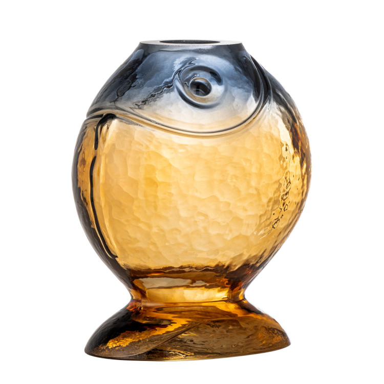 Varga Glass Fish Vase from Accessories for the Home