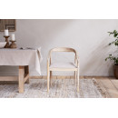 Anbu Mango Wood Upholstered Dining Chair- Natural from Accessories for the Home