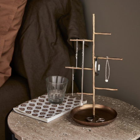 House Doctor Jewellery Stand with Brushed Brass Finish from Accessories for the Home