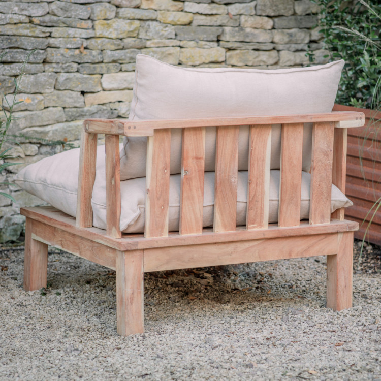 Sadhi Acacia Wood Outdoor Love Seat from Accessories for the Home
